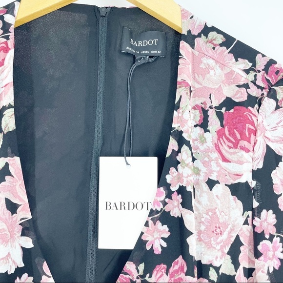 NWT Bardot Garden Floral Maxi Dress Rose Garden 10 - Picture 10 of 14